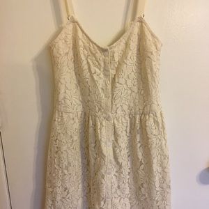 Mini off white dress